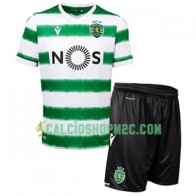 Sporting CP Bambino Maglia Prima 2020/2021 Manica Corta (+ Pantaloncini)